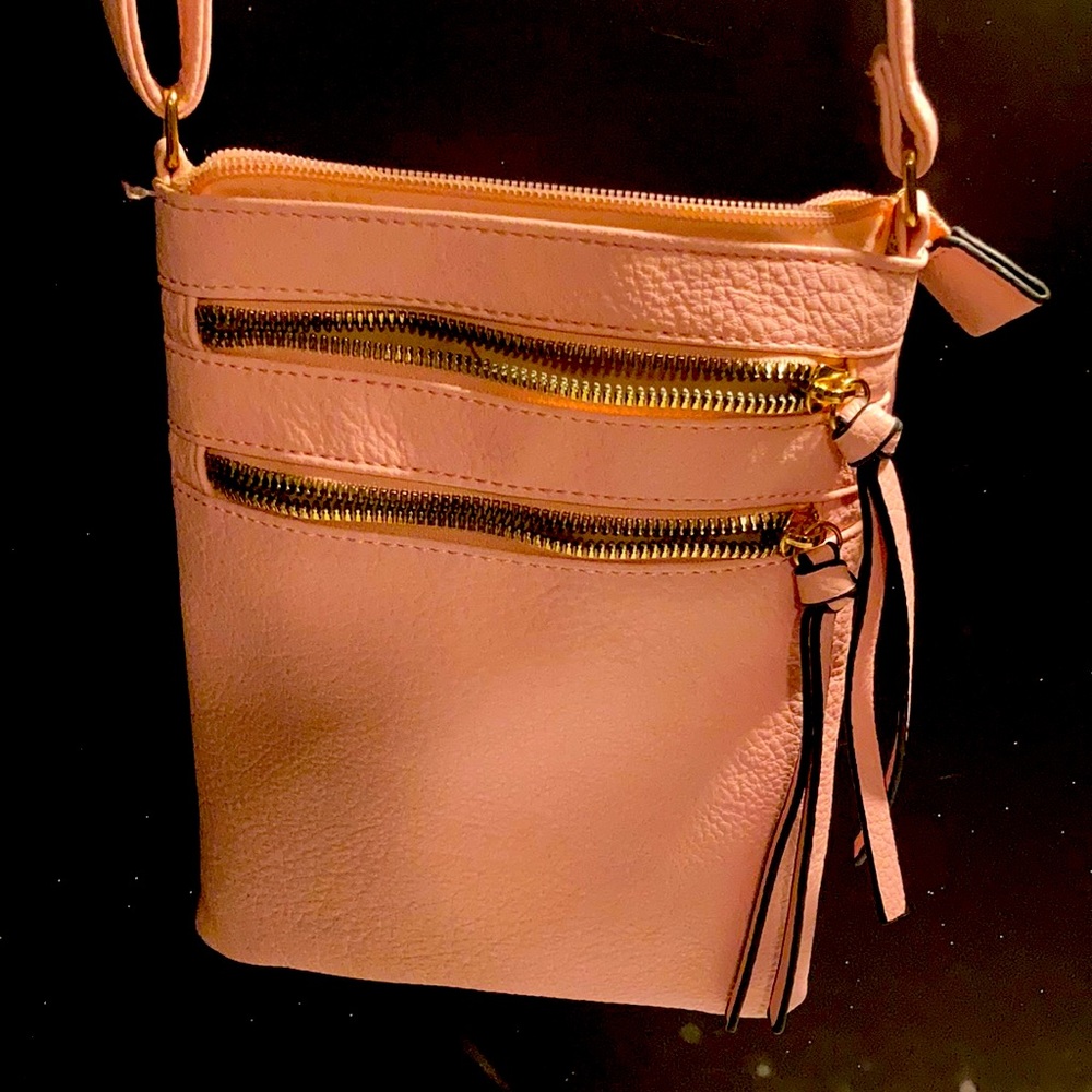 Pink crossbody purse